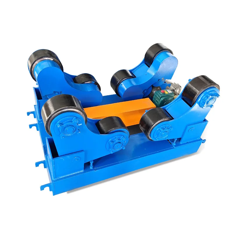 Factory Wholesale Welding Positioner Rotator Small Tube Turning Rolls Rotating Welding Table Double Rubber Wheel Roller