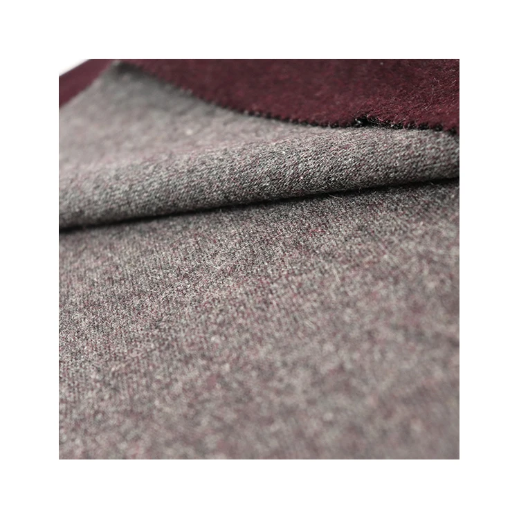 
Customized in a variety of colors available soft feeling wool viscose blend plain fabric 