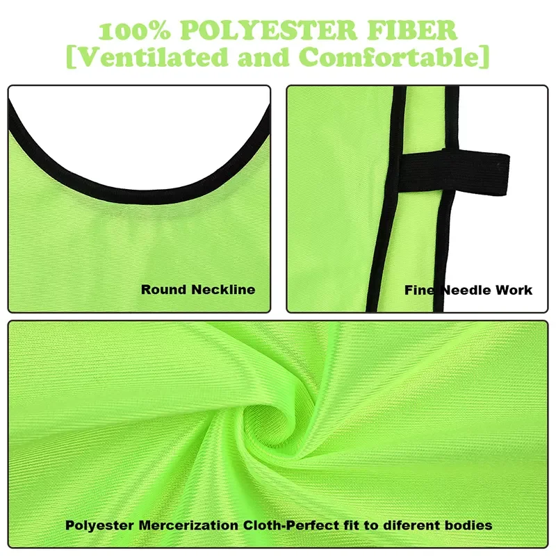 Wholesale Customize numbered football bibs training pinnies scrimmage vest