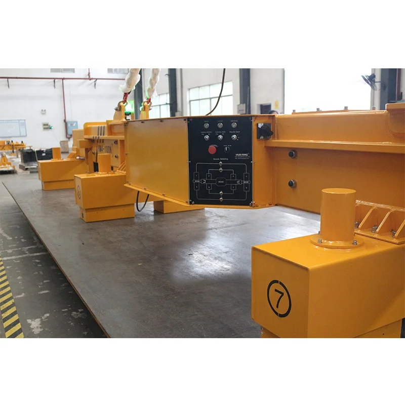 Industrial special telescopic beam electro-permanent magnetic lifter electric lifting magnet for steel plate