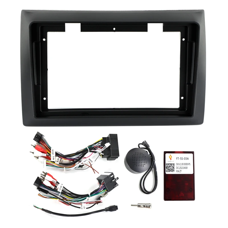 9inch Car Radio Fascia Frame Kits for Fiat 500 Bravo 2007-2012 Stilo 2010 Dashboard Panel Video GPS DVD