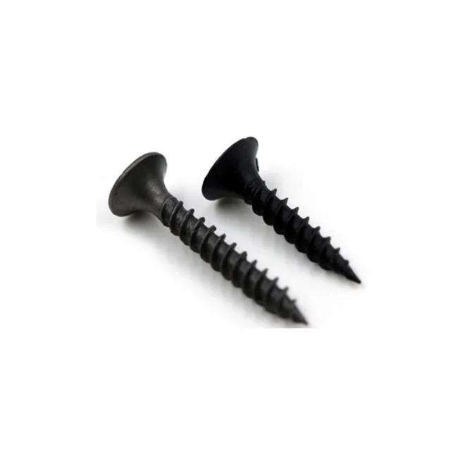 Haiyan C1022a Carbon Steel Self- Tapping Screw  Gypsum Bugle Head Black Drywall Screw