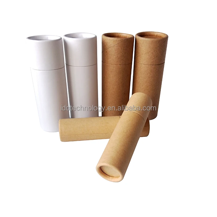 Custom Print Food Grade Biodegradable Round Cylinder Kraft Cardboard Paper Tube Packaging