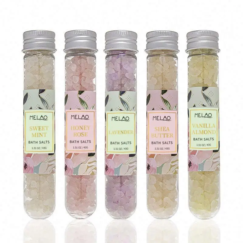 and Soothes Skin Relaxing Lavender Body Salt Organic Natural Rose Petal Bath Salts Detox Spa Revitalize