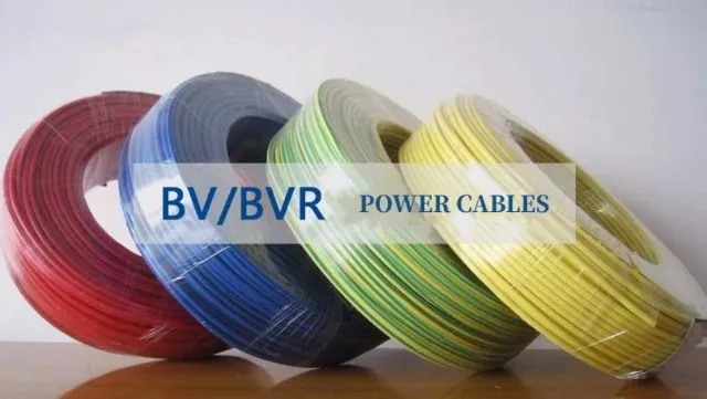 Bvr2 5 мм2 бытовые провода для освещения огнестойкие ПВХ оболочки CCA медные электрические кабели плакированные алюминиевой силовой провод и