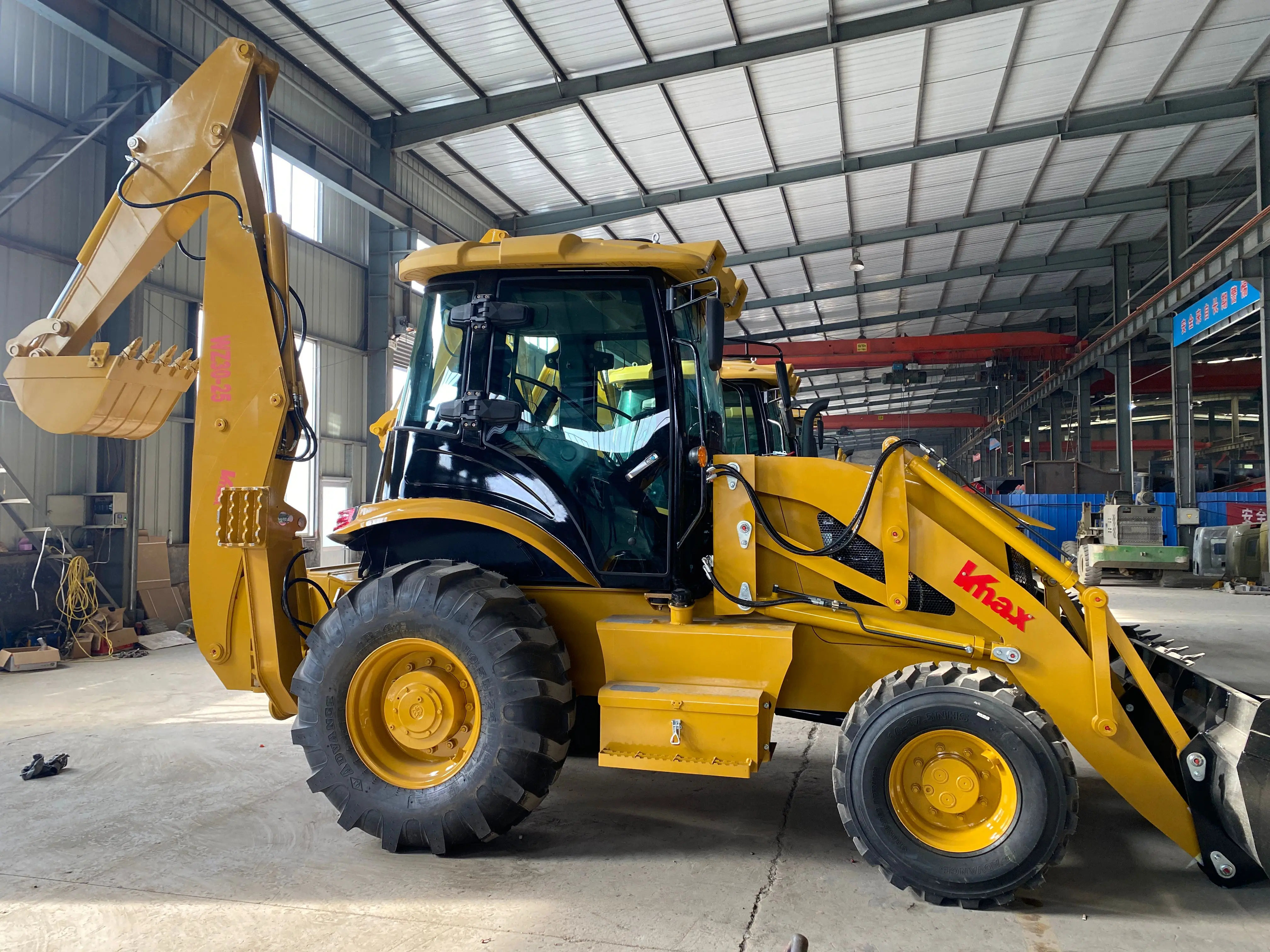 WZ 30-25 Wheel Backhoe Loader 2.5 Ton 4X4 Backhoe Wheel Small Excavator Backhoe Loader