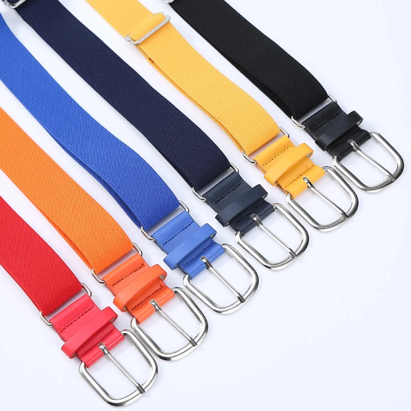 Hot Sale Adjustable Baseball Belt Custom Youth Adjustable Elastic Baseball Belts