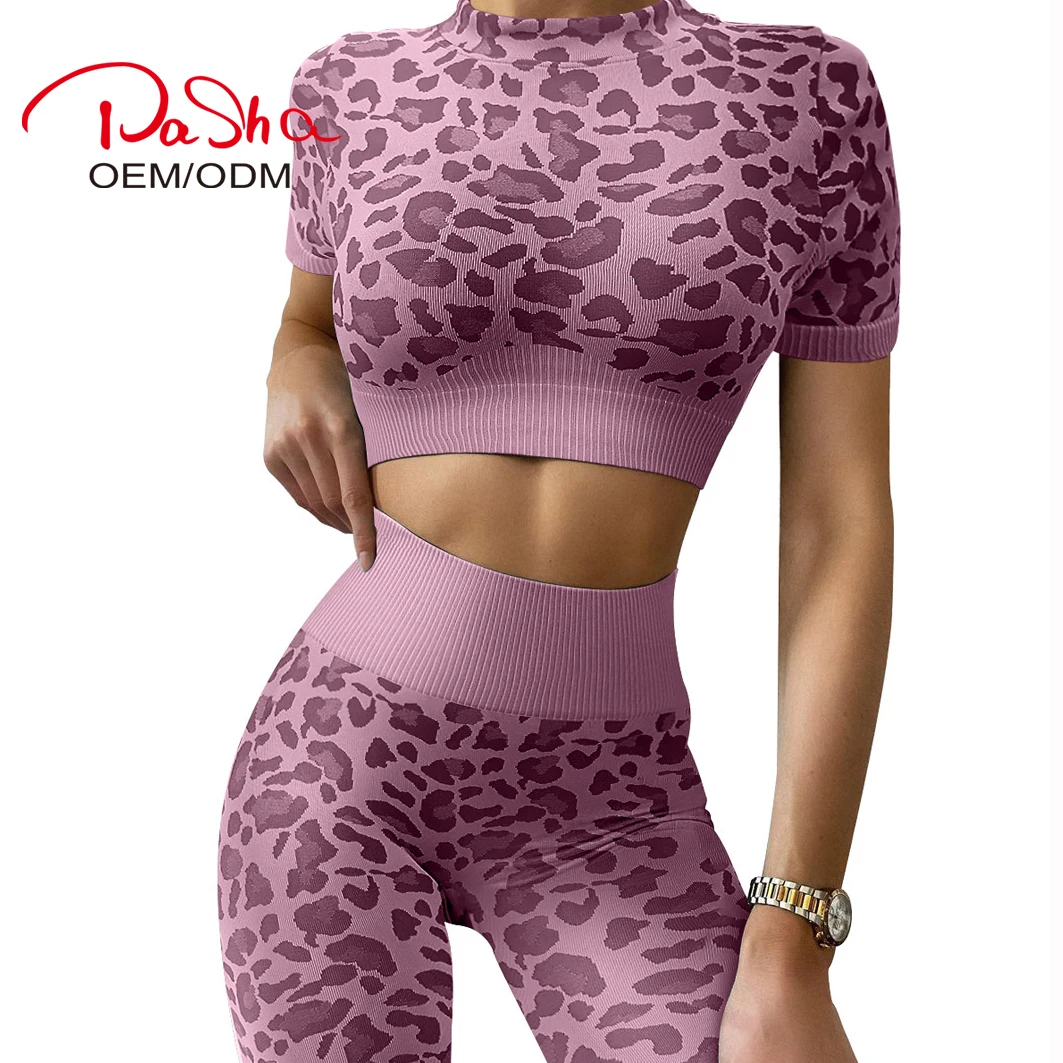 Pashasunshine 2021 New Activewear Seamless Yoga Set Hollow Sports Bra And Leggings Scrunch Butt Gym Sets Workout Clothing Women