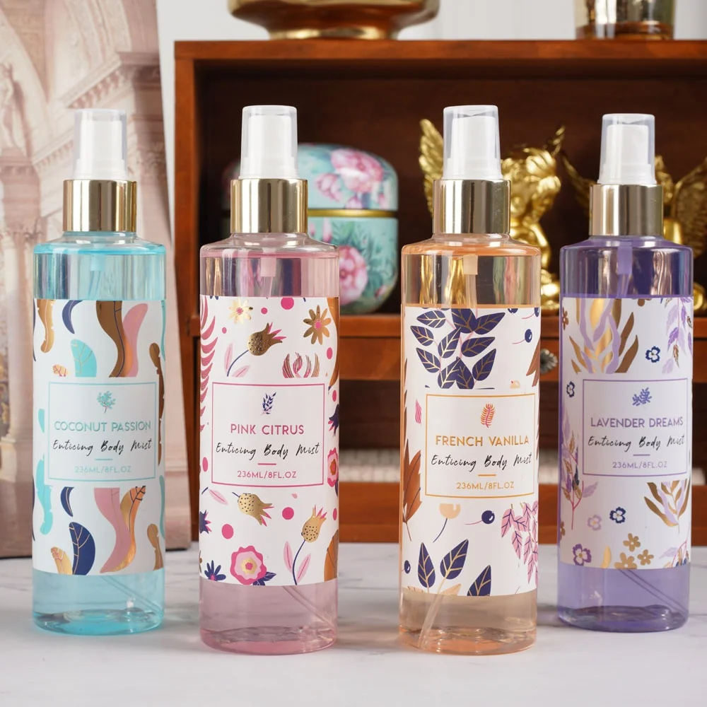 OEM ODM High Quality  Body  Mist Set Perfume Wholesale