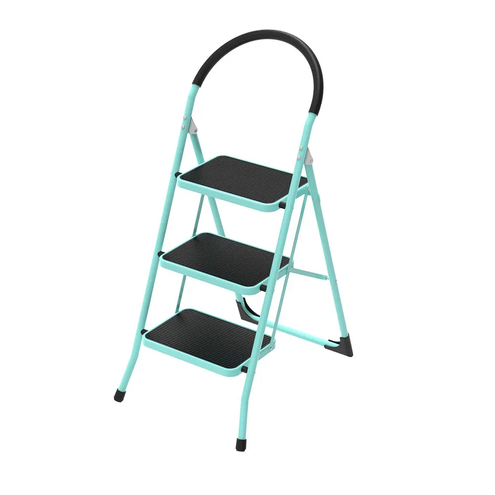 Портативный лестница из нержавеющей стали легкий металлический складной табурет с порученьями для дома и