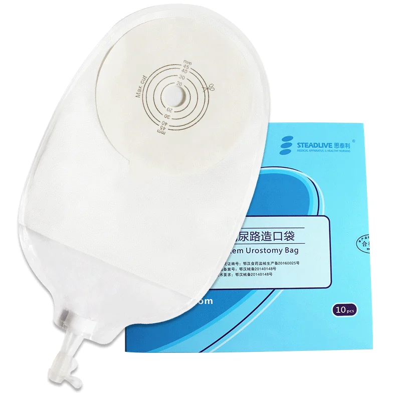 Disposable Drainage Transparent  urostomy bag for urine collection