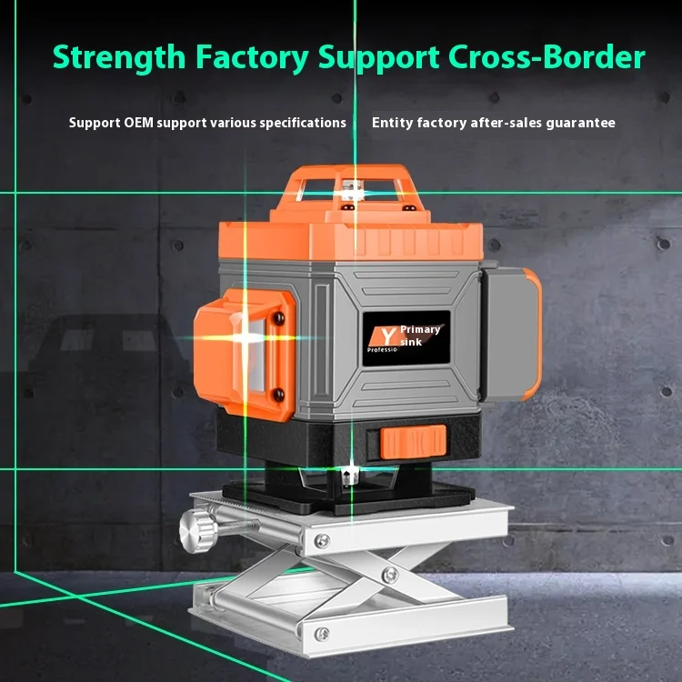 Best-Selling 50m Working Distance Industrial Rotary Laser Level Green Infrared with Strong Light for Outdoor DIY Use Wholesale