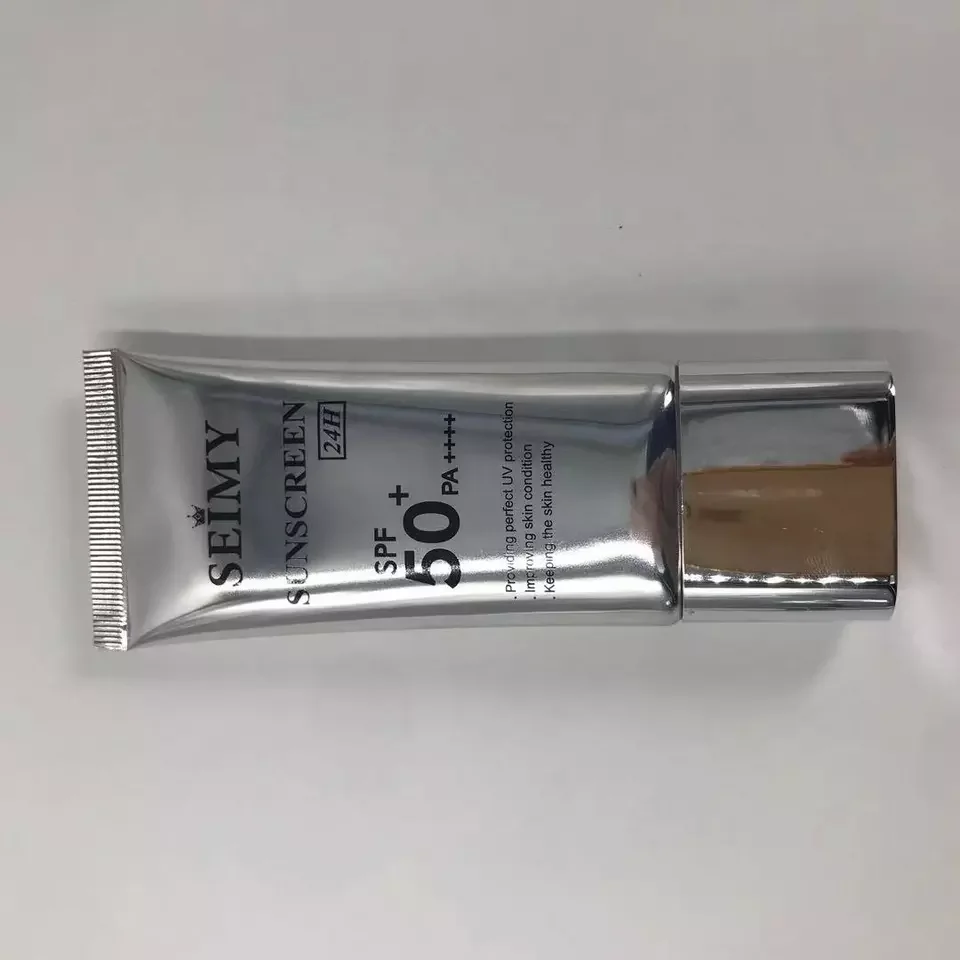 30ml 50ML 60ml Custom Degradable Sunscreen Tube With Airless Pump Luxury plastic cosmetic tubes