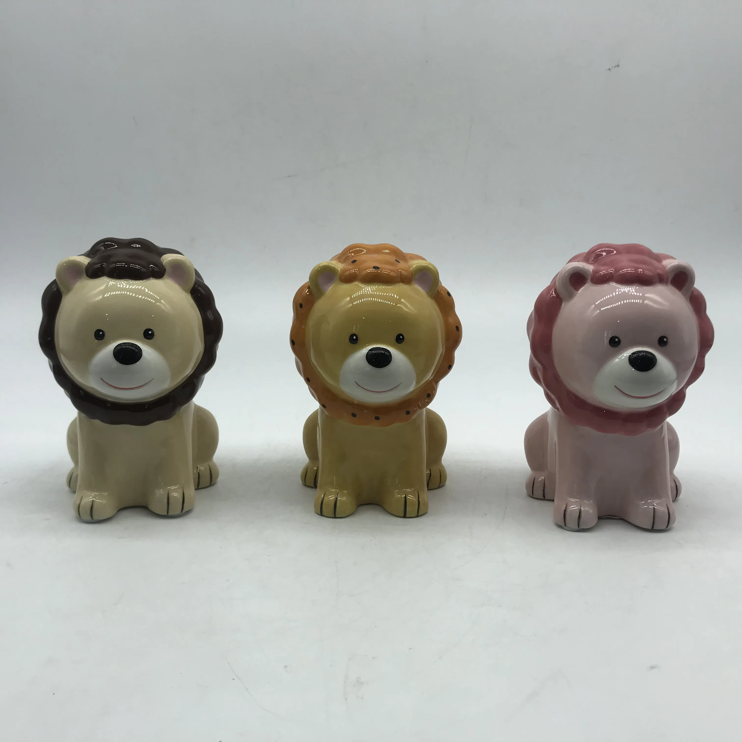 
Ceramic Crafts Gift kids animal shape piggy banks custom ceramic money box 