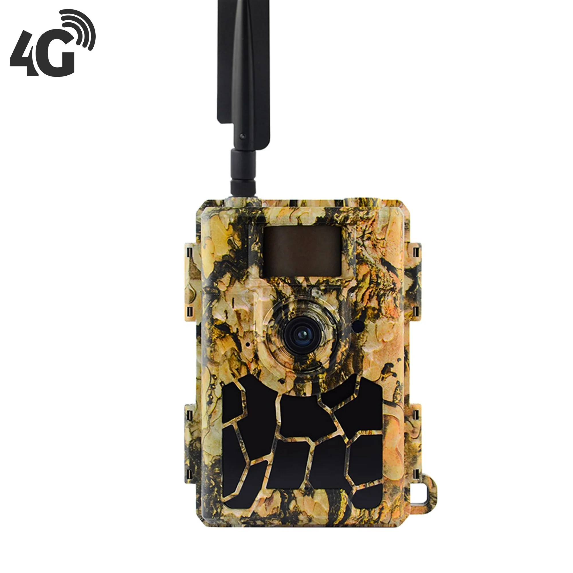 Solar Powered WiFi 1080P24MP Game Camera Security Hunting Scouting Camera Black with Night Vision Motion Activated