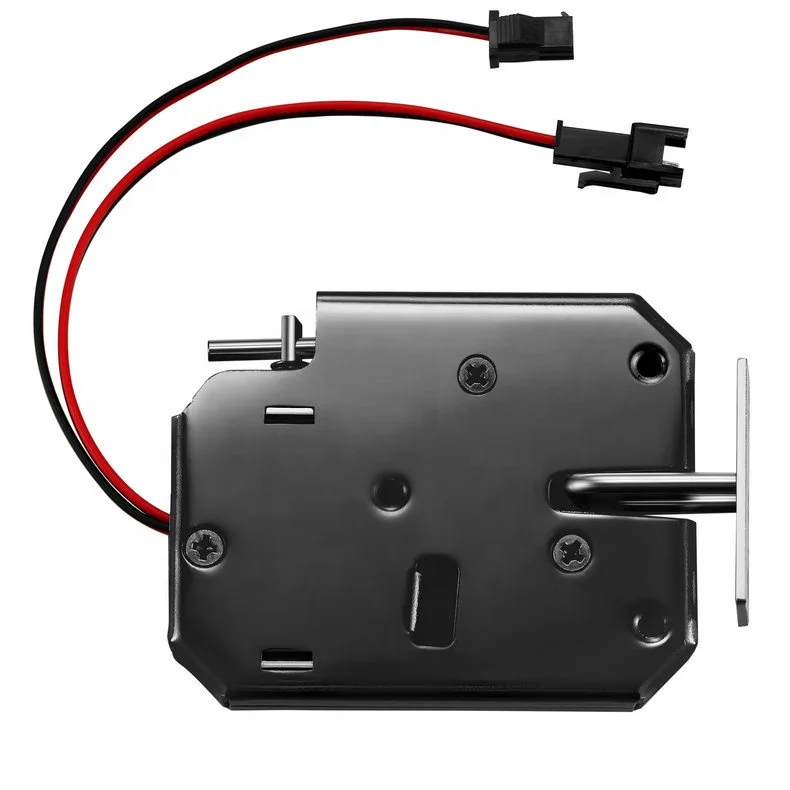 VE-P201A Electromagnetic 12V Cabinet Lock with Emergency Release Pushing Rod