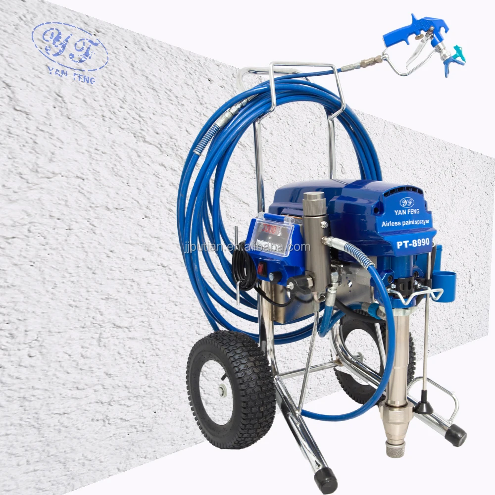 Electric Paint Spray Gun Heavier Coatings 17E673 Wall Putty Spray Machine (Graco-Mark X Pump)