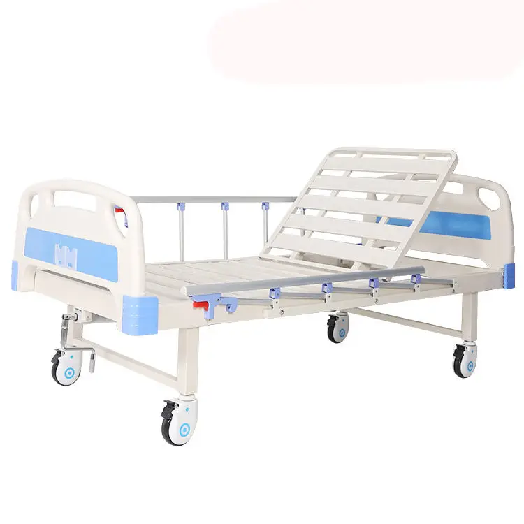 China Mechanical Two Function Height Adjustable Hospital Medical Patient Bed