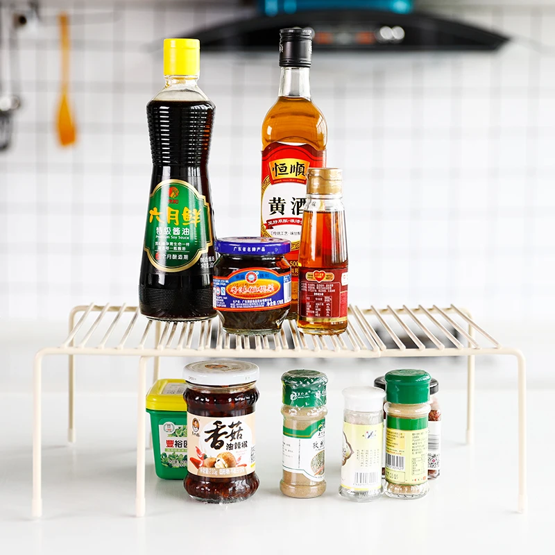 DSH High quality durable using various expandable wire metal kitchen cabinet storage rack