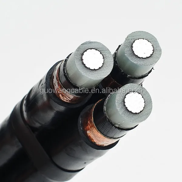 NFC33-226 18/30kv Aluminum Conductor Xlpe Cable Prices 3x240 3x300