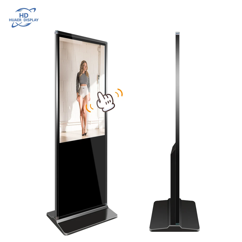 43 55 дюймов ЖК-медиа-плеер сенсорный экран Android рекламы digital signage интернет-напольная подставка Тотем