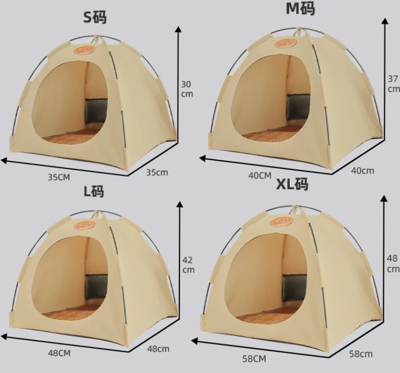 High Quality Folding Breathable Waterproof Portable Playpen Cat Tent Teepee Pet Bed Kennel Animals Bed Tent Camping