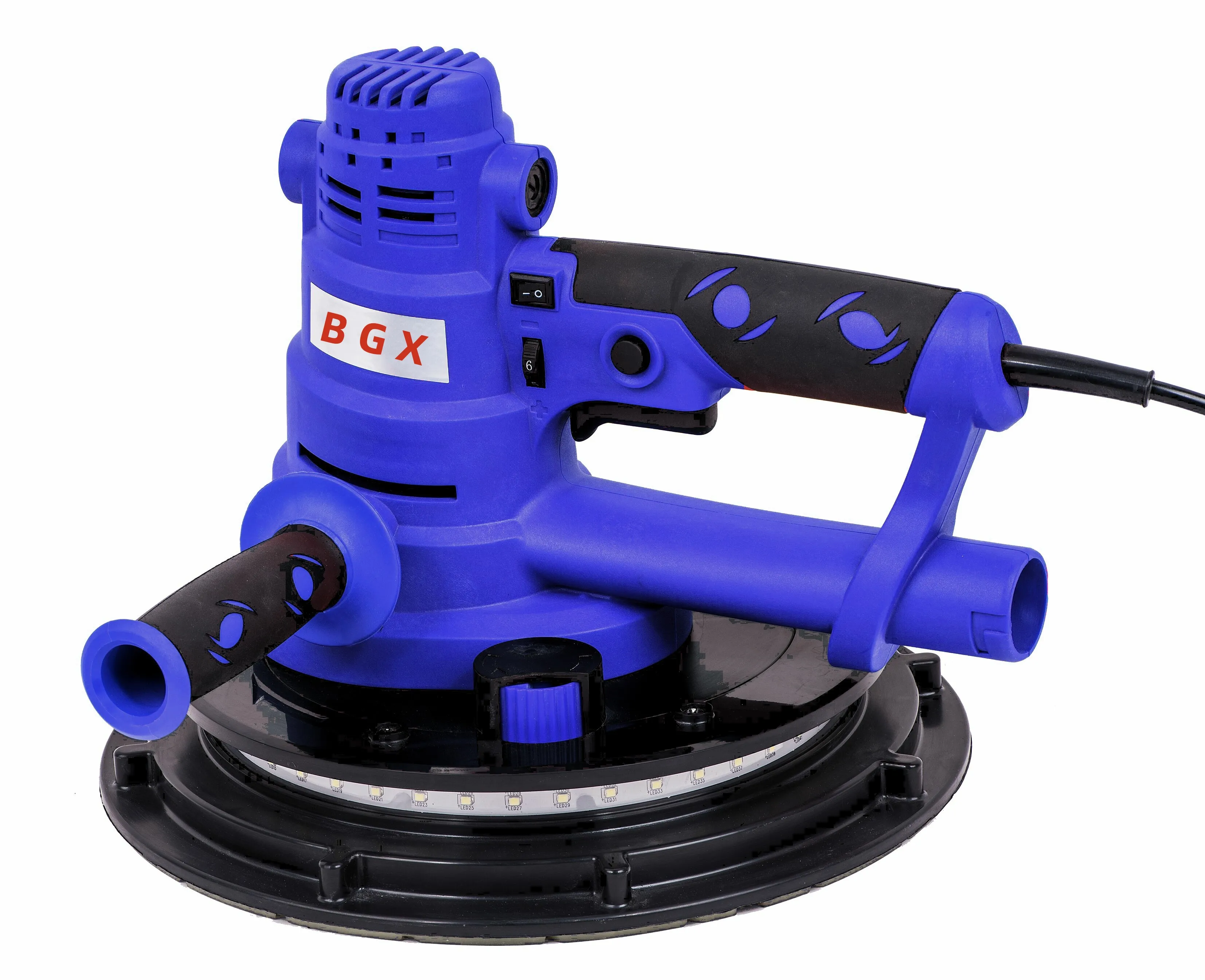 BGX 800W 225mm Short Handle Drywall Sander with high efficiency dust collection