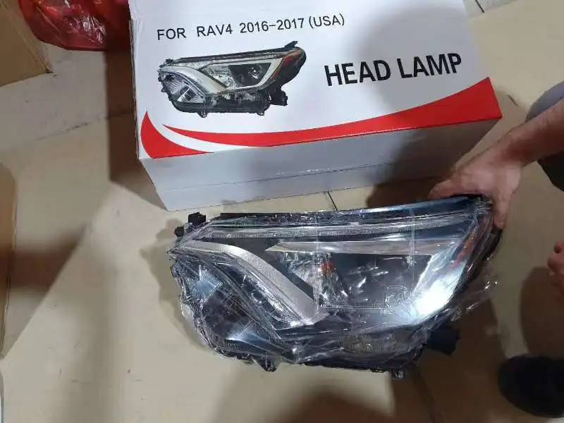 
Auto Lighting System Spare Parts Car Headlights For TOYOTA RAV4 2016 USA TYPE 