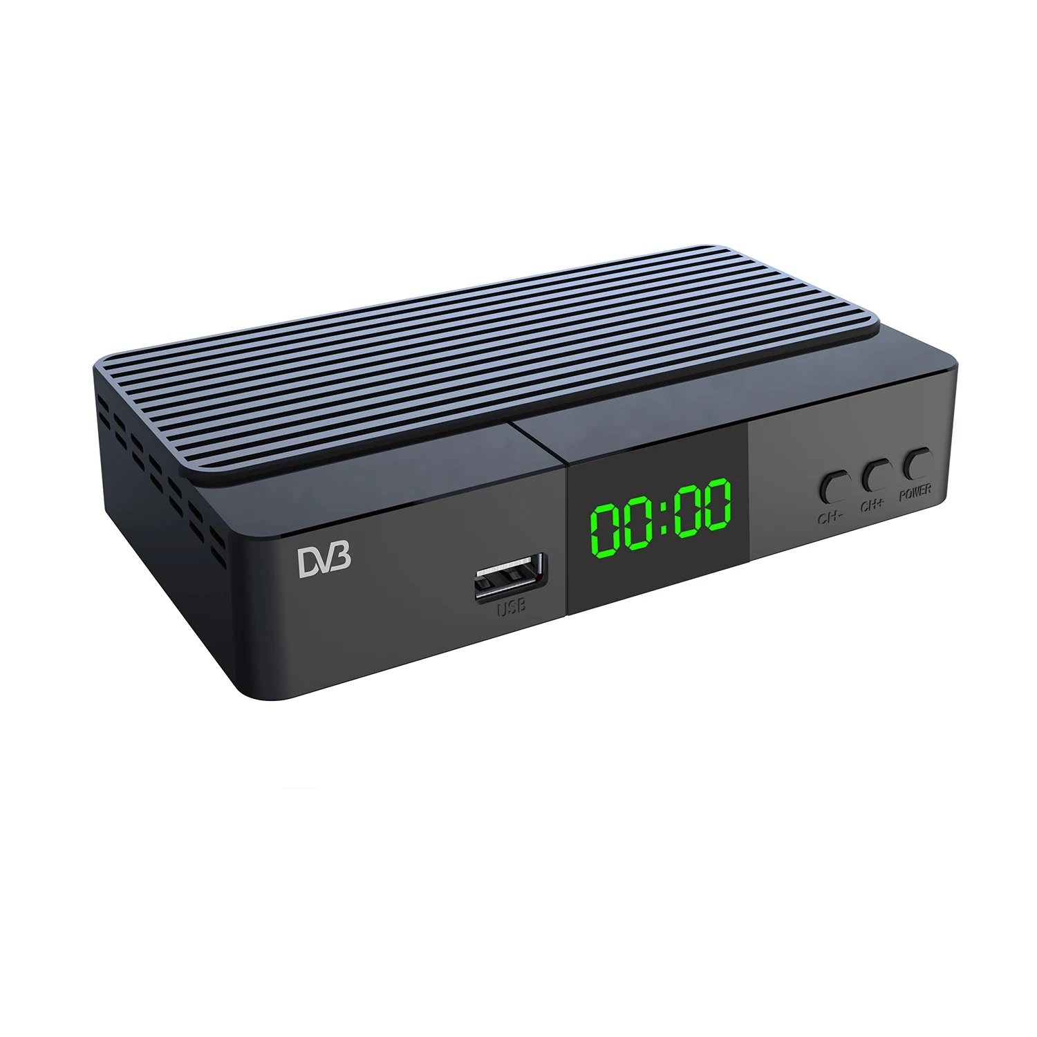 JUNUO Factory Italy scart dvb t2 european  H265 AC3 with lan port support wifi DVB T2 decoder DVB-T2 receiver