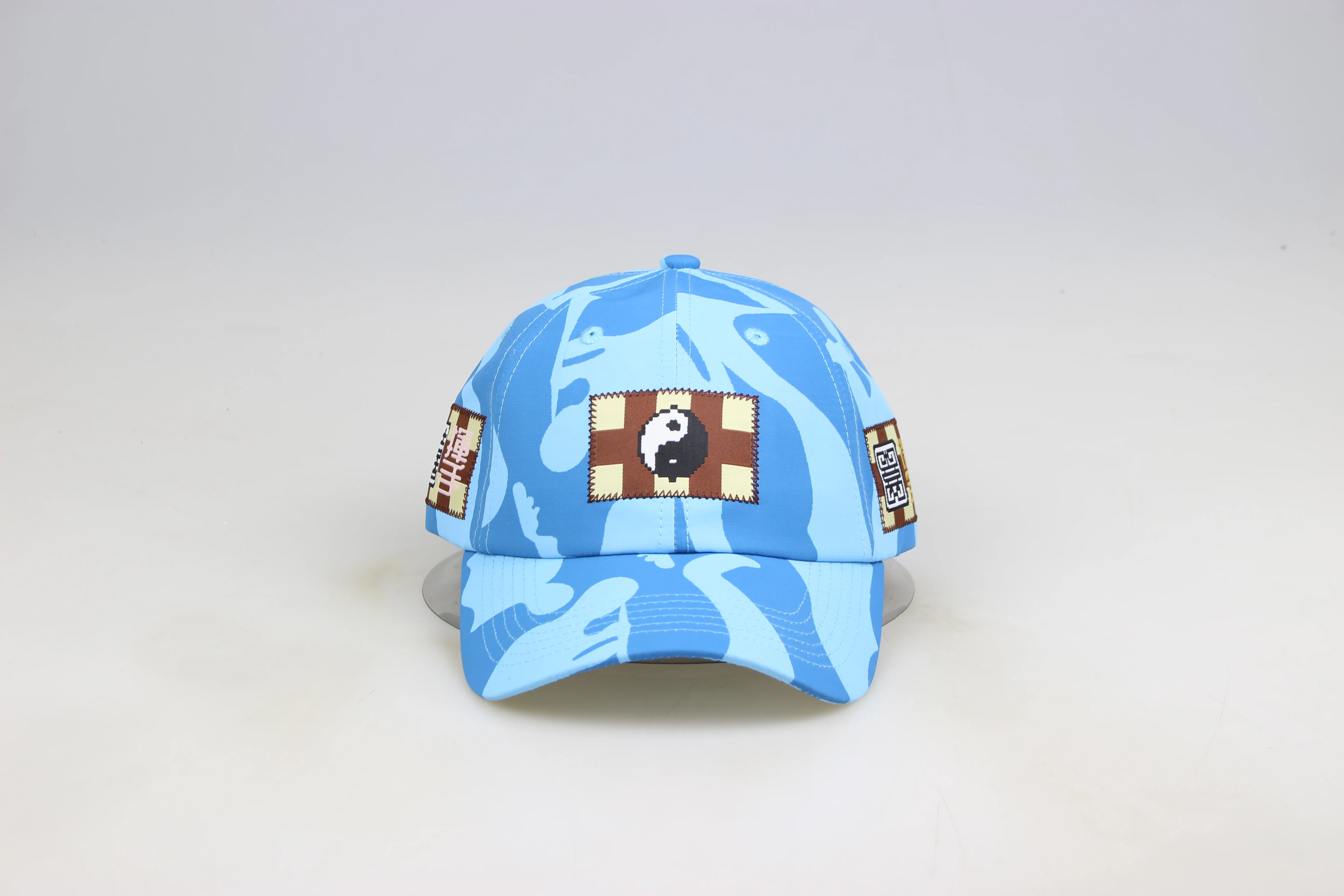Designer new customized embroidery digital printing outdoor camouflage flowers unisex 6 panel  baseball cap
