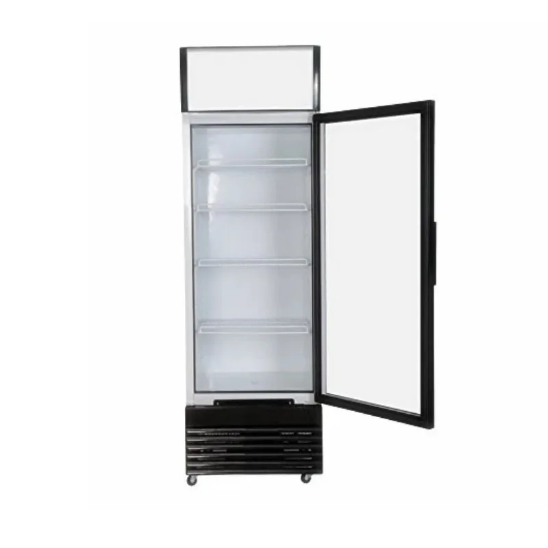 glass door beverage fridge beer cooler upright used display refrigerator