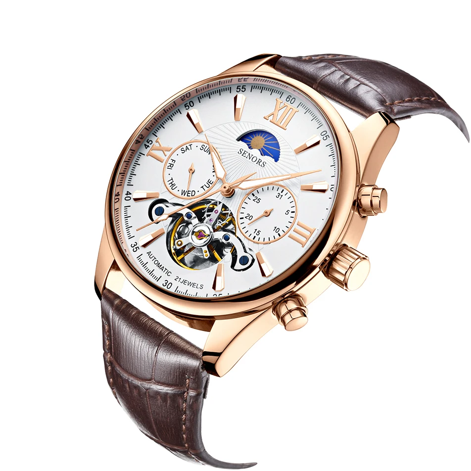 Wholesale Price sports Business Mens Luxury Automatic Skeleton Mechanical Watches Wristwatches