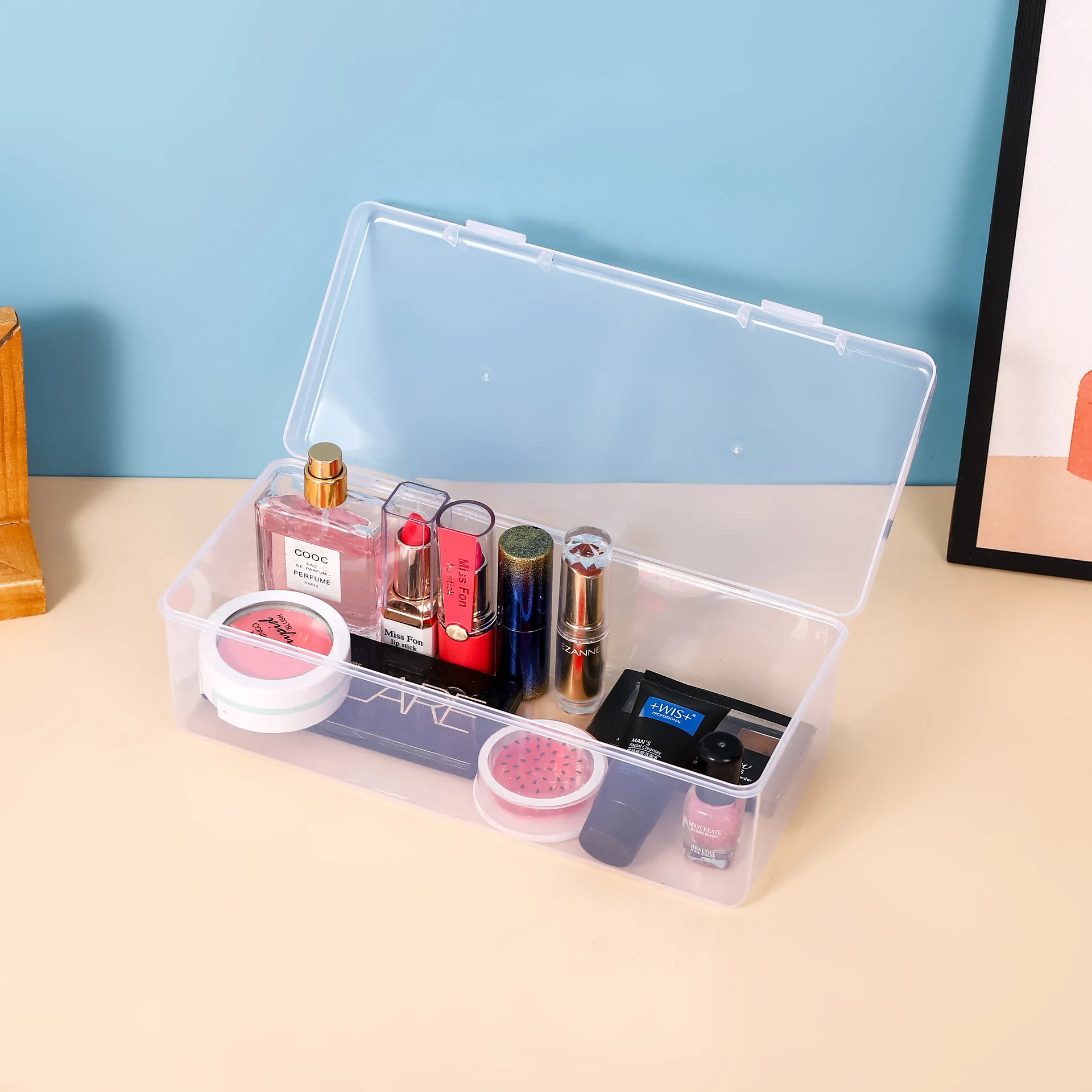 Factory Wholesale Mini PP Plastic Personality Box Packaging Box Medicine Storage Desktop Organizer for Students