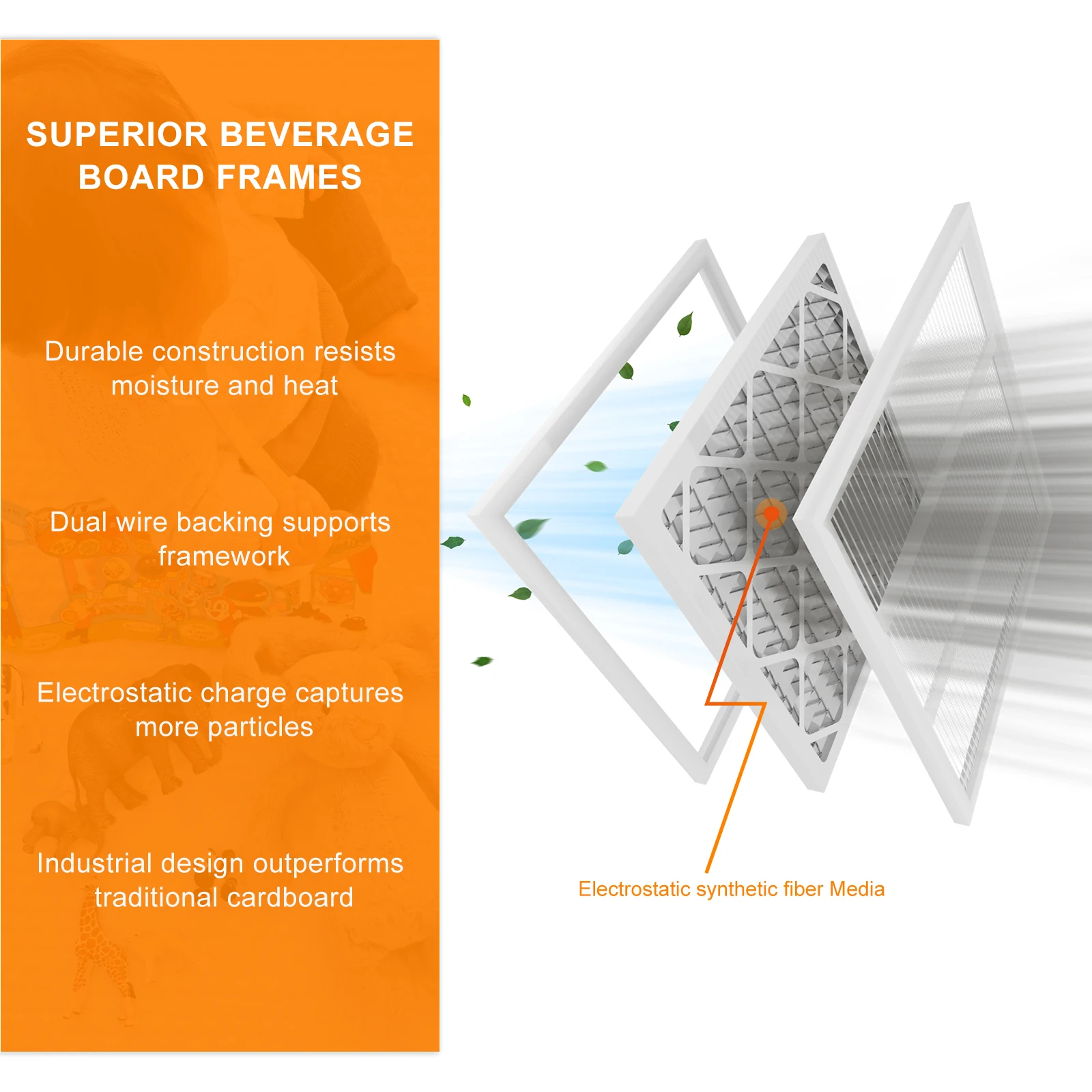 Actual Size 11.7x23.7x0.75 in AC Furnace Air Filter MERV 8 11 13  12x24x1 Air Cleaning Filter