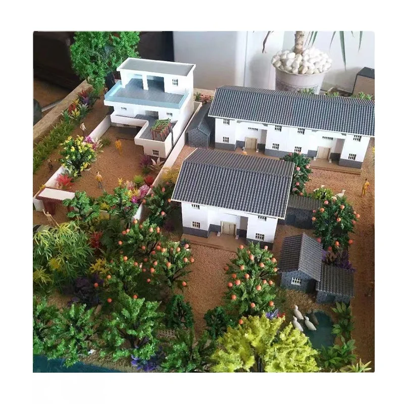 Villa model resin building model townhouse model
