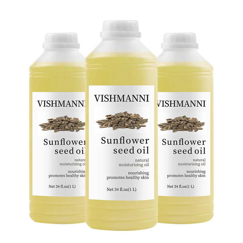 
Factory Wholesale Cold Pressing Sunflower Seed Carrier Oil With Rich High Oleic Acid 
