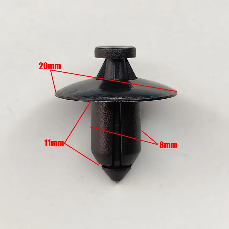 20PCS  Front Wheel Arch Lining & Mudguard Clips For Nissan 300ZX TT 0155308541, 6384801G00 Auto Clips Fastener Accessories