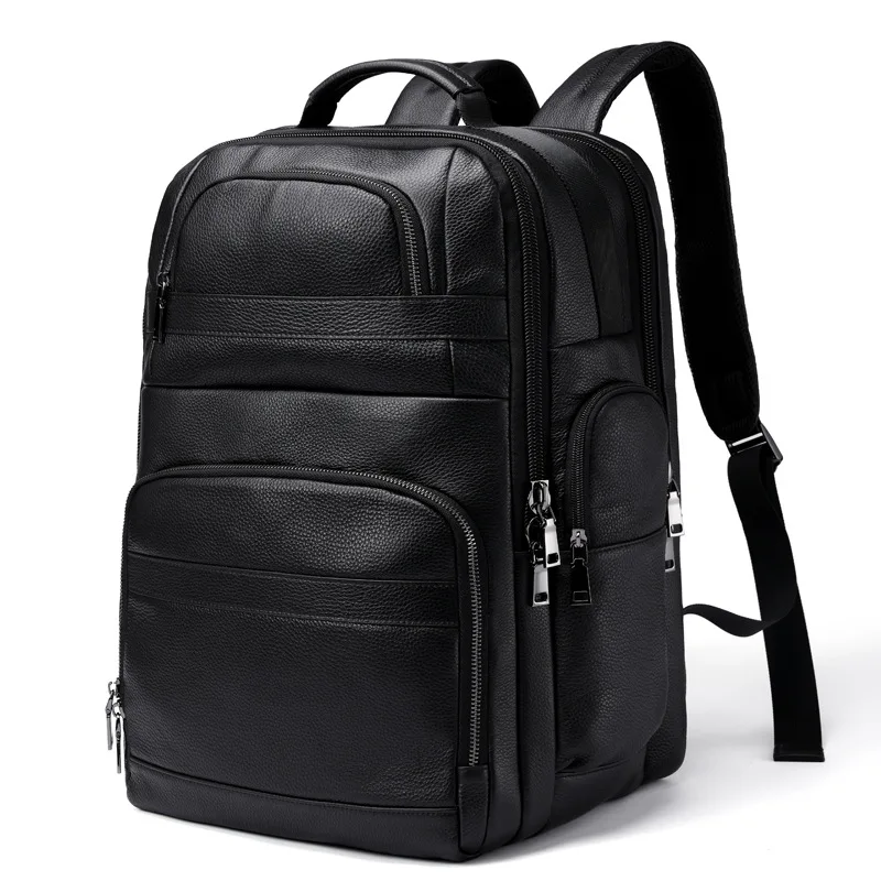 PU Smart Backpack Travelling Bagpack Mens Business Back Packs Laptop Travel Backpack Bag With USB Charging Port