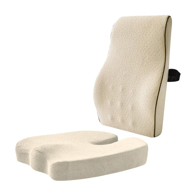 Ergonomic Car Cushion Lumbar Support New Design Memory Foam Comfortable Adjustable Back Lumbar Support Cushion