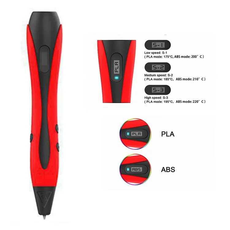 3D Pen Printer Kit 3d Pen Professional Printing DIY 3D Drawing Pen Educational Toy