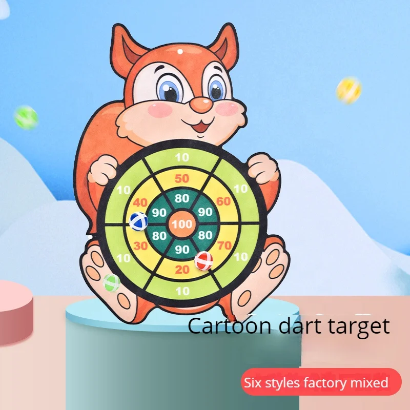 Self Adhesive Board Children Dart Target Plate Sticky Ball Throwing Receive Chessboard Parent-child Interaction Toy