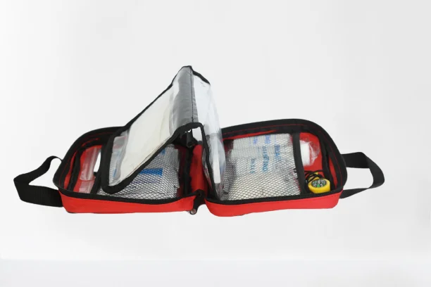 Portable Empty First Aid Kit Bag Waterproof Durable Oxford Small Red Cross Kit Pouch Emergency Survival Bag Medicine Storage Bag