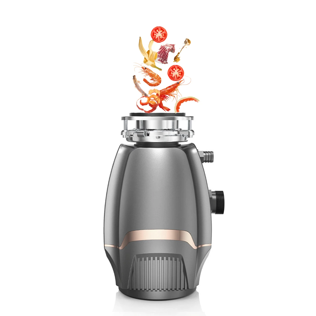 OEM ODM 3 Level Grinding System  3/4 Hp 560W Kitchen  Food Waste disposer