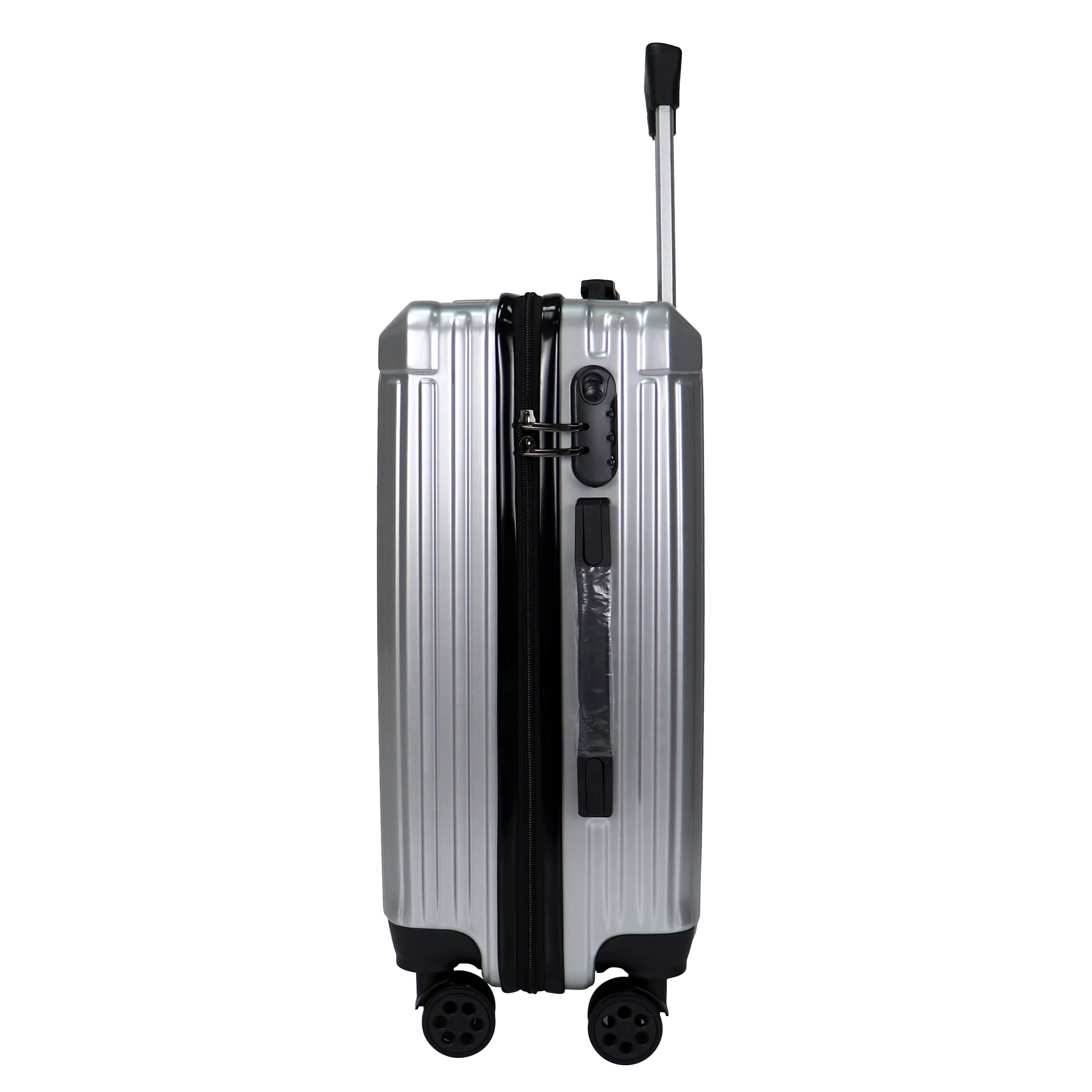 Wholesale valises  3 pieces ABS&PC suitcases luggage sets  luxury  aluminium trolley luggage suit case