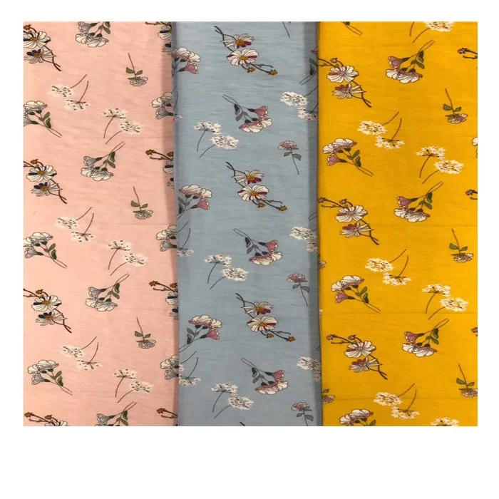 Изящный текстиль маленький принт хлопок нейлон ткань на метр нейлон хлопок цветочная ткань