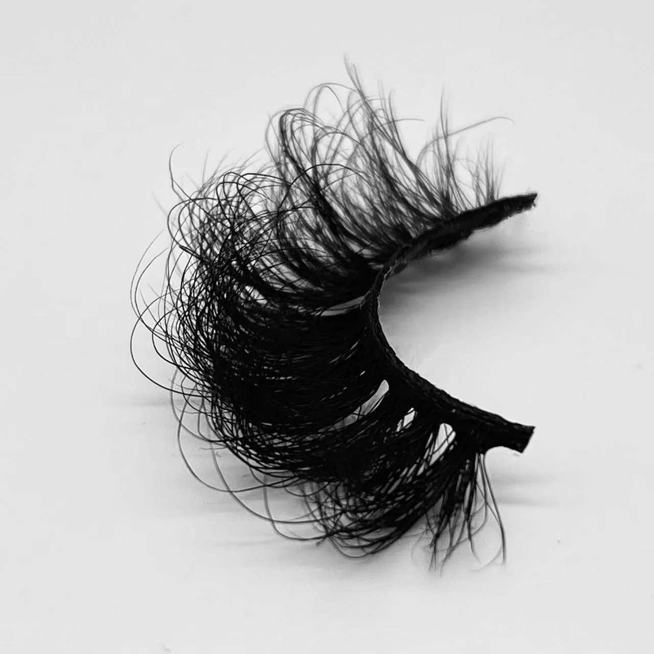 Russian style strip mink eyelashes 25mm D curl fluffy mink lashes extensions lashes3d wholesale vendor