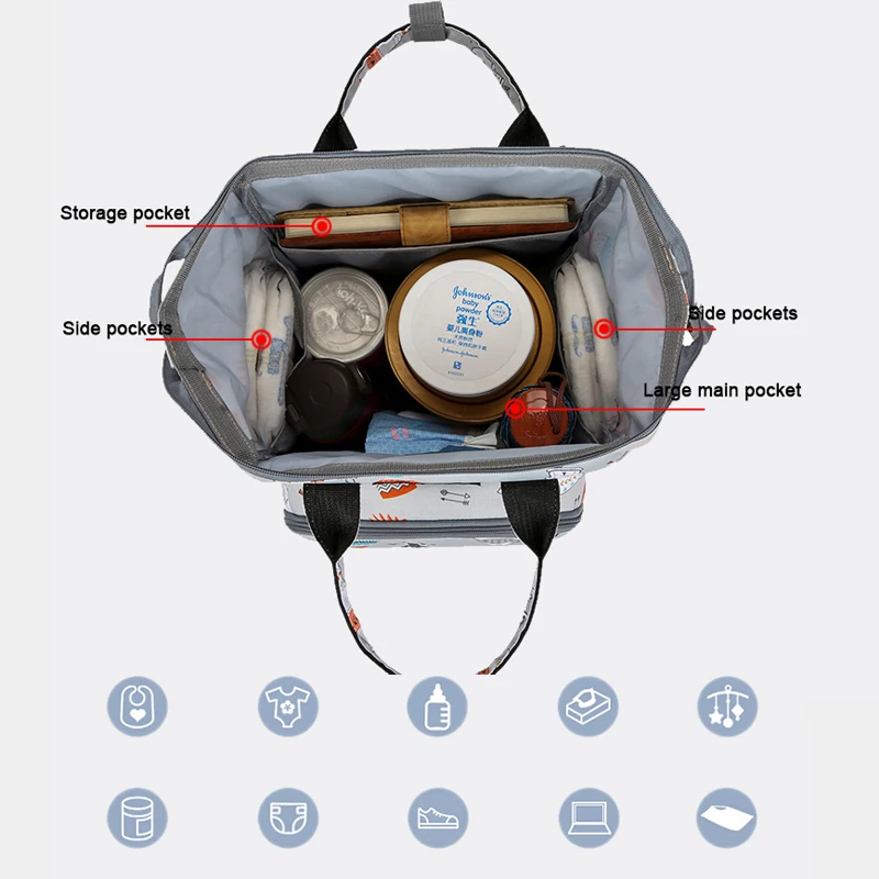 large capacity maternity bag for hospital multifunctional baby care bag travel diaper bag backpack