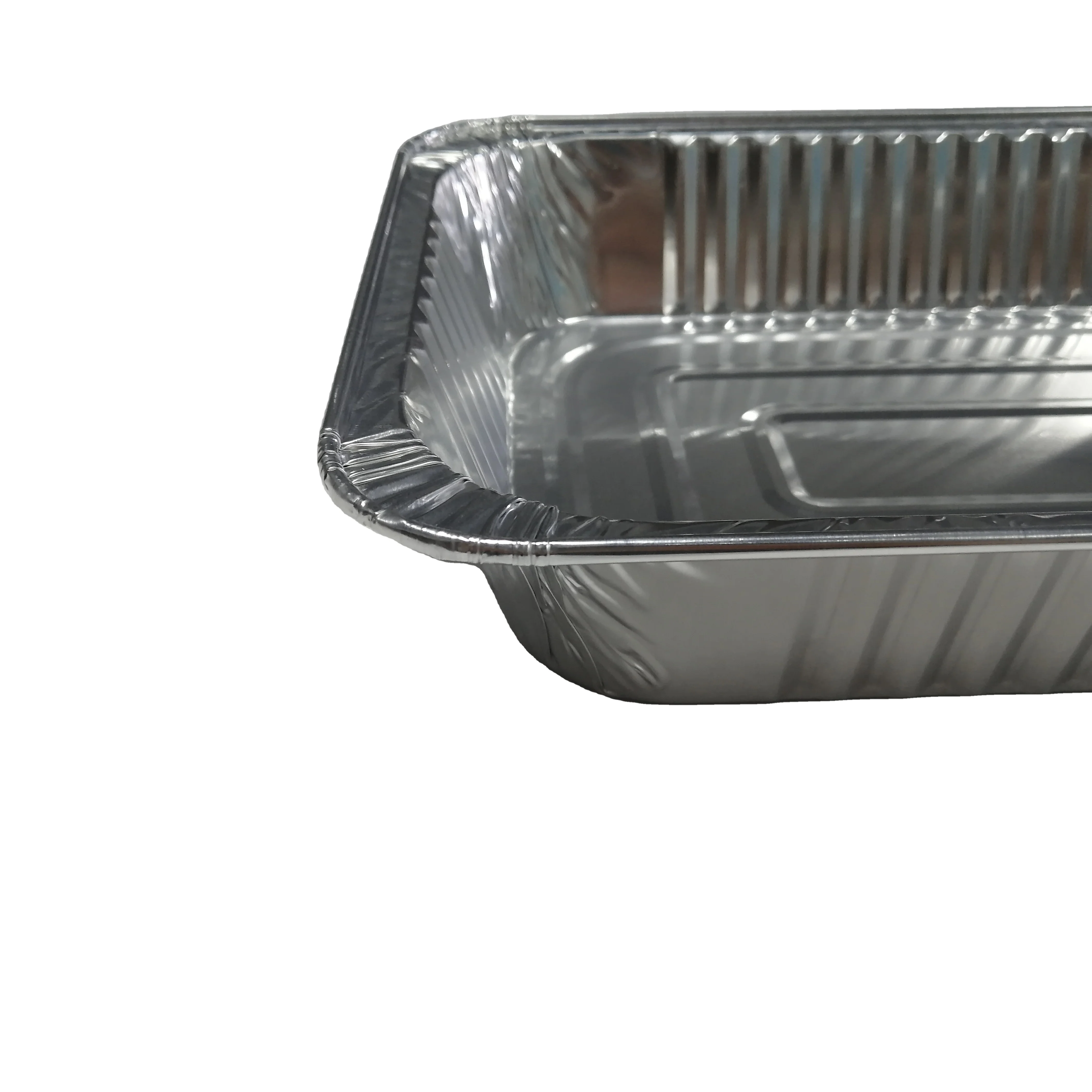 Deep Half Size 9 x 13 inch Extra Thick Foil Bread Containers for Baking   3500 ml Aluminum Foil Half Size  Roasting Pans