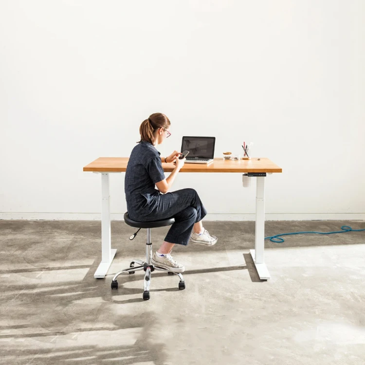 Office Computer Table Adjustable Height Riser Automatic Sit Stand Desk