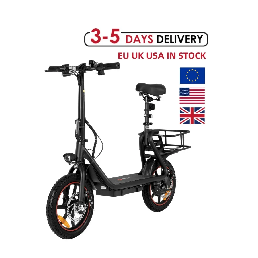 EU UK warehouse Hot Sale Latest Adults folding mobility Seat Two Wheels electronic bike Off Road Electric Scooters motor adult